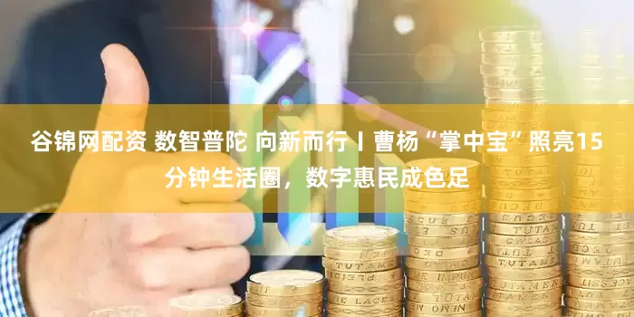 谷锦网配资 数智普陀 向新而行〡曹杨“掌中宝”照亮15分钟生活圈，数字惠民成色足